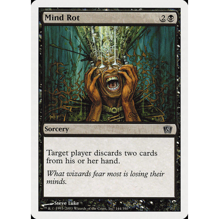 Magic: The Gathering Mind Rot (144) Lightly Played