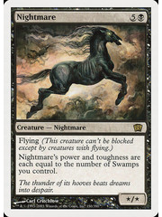 Magic: The Gathering Nightmare (150) Heavily Played
