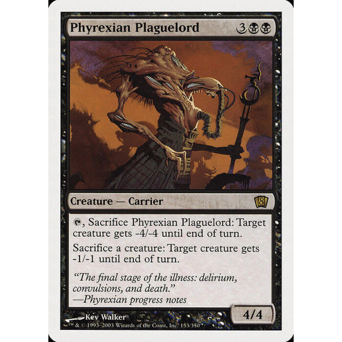 Magic: The Gathering Phyrexian Plaguelord (153) Heavily Played