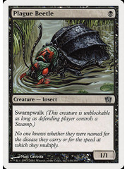Magic: The Gathering Plague Beetle (154) Lightly Played
