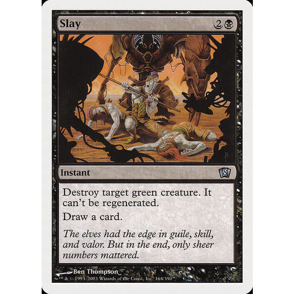 Magic: The Gathering Slay (164) Lightly Played Foil