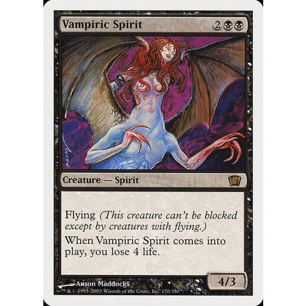 Magic: The Gathering Vampiric Spirit (170) Lightly Played