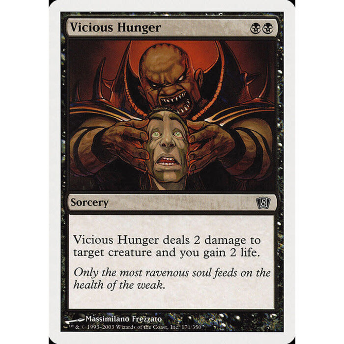 Magic: The Gathering Vicious Hunger (171) Lightly Played Foil