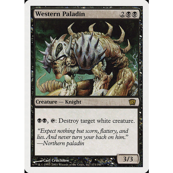 Magic: The Gathering Western Paladin (173) Heavily Played