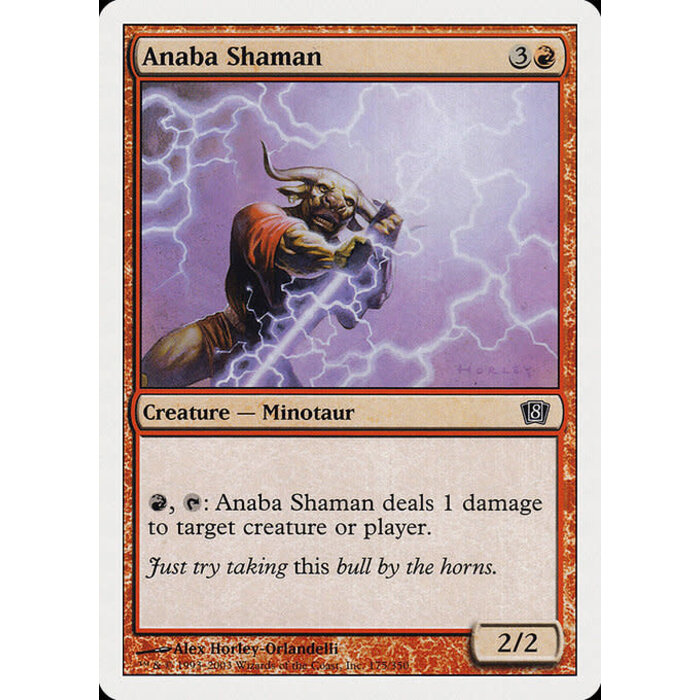 Magic: The Gathering Anaba Shaman (175) Lightly Played
