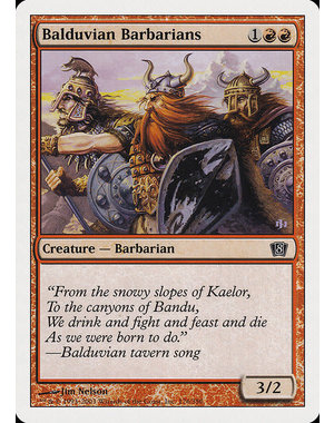 Magic: The Gathering Balduvian Barbarians (176) Lightly Played