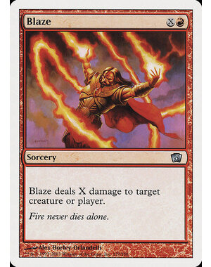 Magic: The Gathering Blaze (177) Heavily Played