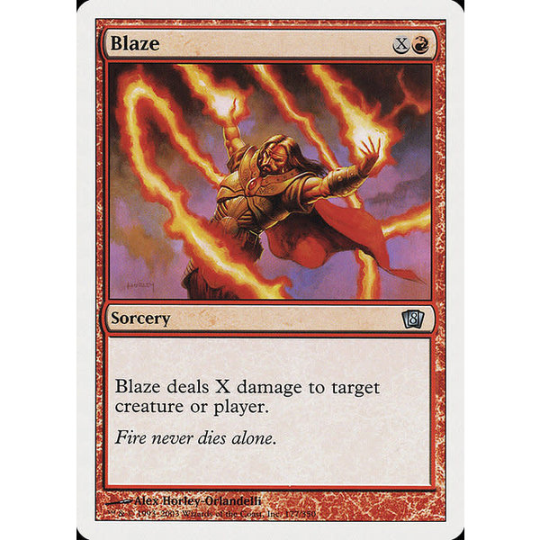 Magic: The Gathering Blaze (177) Heavily Played