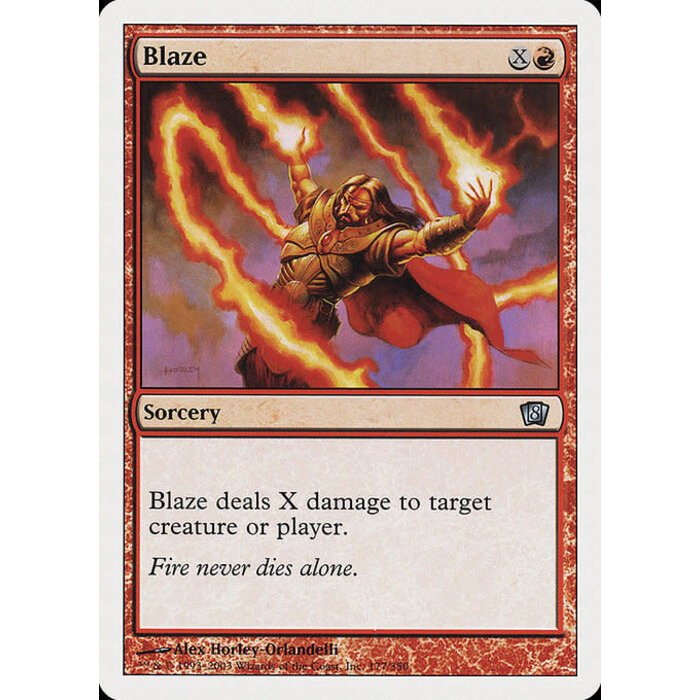 Magic: The Gathering Blaze (177) Lightly Played