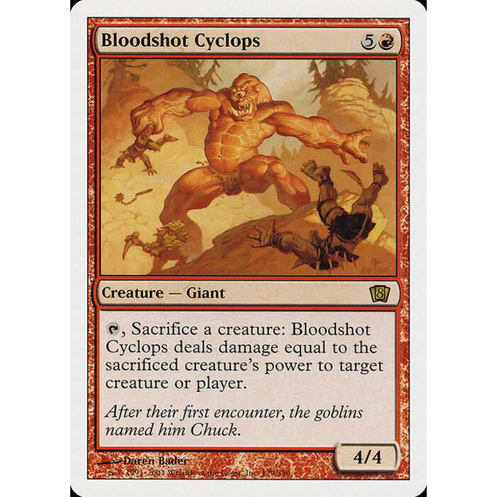 Magic: The Gathering Bloodshot Cyclops (179) Lightly Played