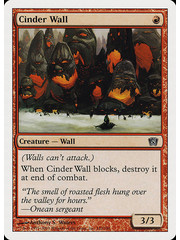Magic: The Gathering Cinder Wall (182) Heavily Played