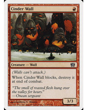 Magic: The Gathering Cinder Wall (182) Heavily Played