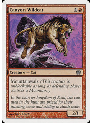 Magic: The Gathering Canyon Wildcat (181) Lightly Played