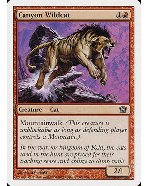 Magic: The Gathering Canyon Wildcat (181) Lightly Played