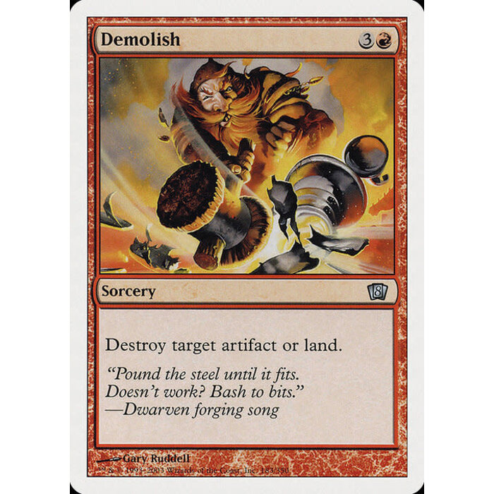 Magic: The Gathering Demolish (183) Lightly Played