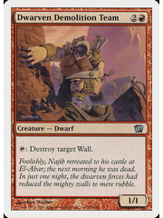 Magic: The Gathering Dwarven Demolition Team (184) Lightly Played
