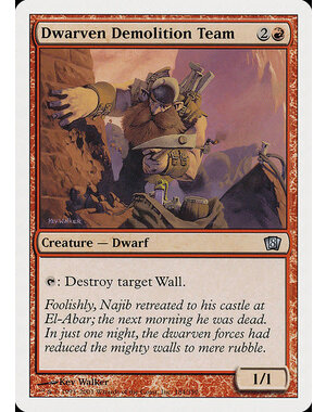 Magic: The Gathering Dwarven Demolition Team (184) Lightly Played