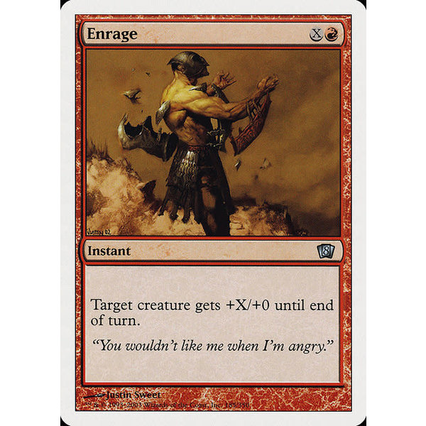 Magic: The Gathering Enrage (185) Lightly Played