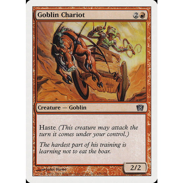 Magic: The Gathering Goblin Chariot (188) Lightly Played Foil