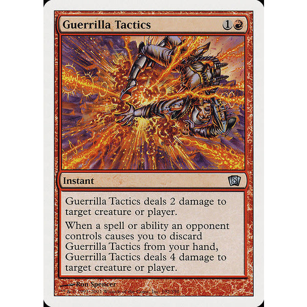 Magic: The Gathering Guerrilla Tactics (192) Lightly Played