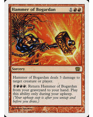 Magic: The Gathering Hammer of Bogardan (193) Moderately Played