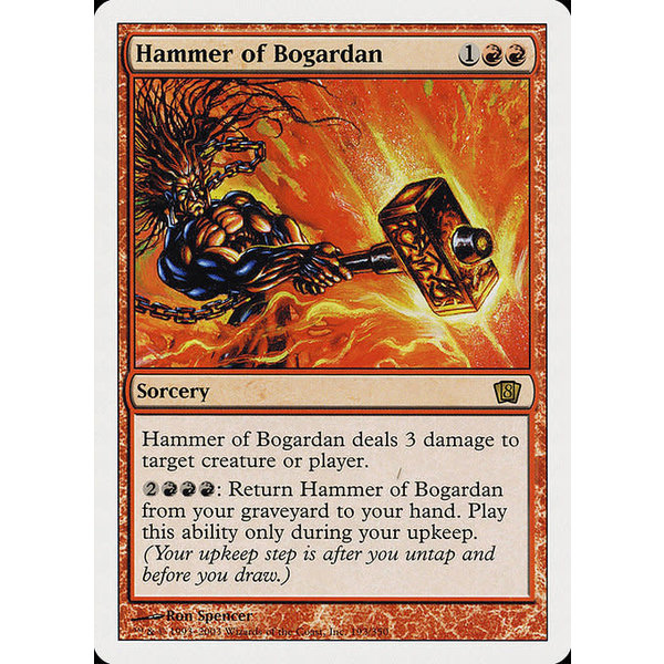 Magic: The Gathering Hammer of Bogardan (193) Moderately Played