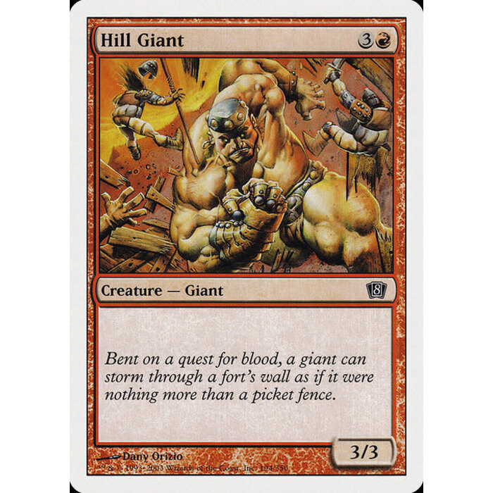 Magic: The Gathering Hill Giant (194) Lightly Played Foil