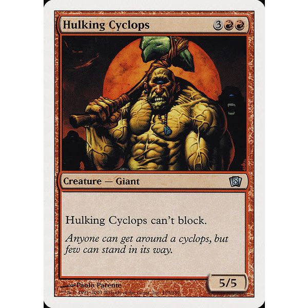 Magic: The Gathering Hulking Cyclops (195) Lightly Played