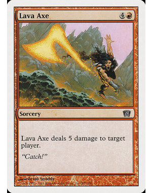 Magic: The Gathering Lava Axe (197) Lightly Played