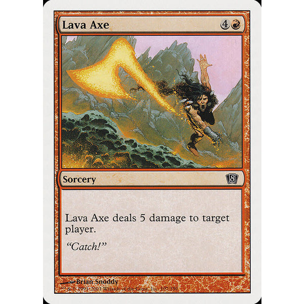 Magic: The Gathering Lava Axe (197) Lightly Played