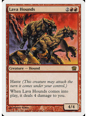 Magic: The Gathering Lava Hounds (198) Lightly Played