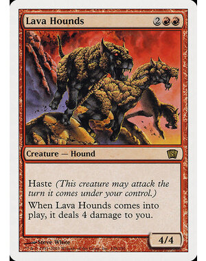 Magic: The Gathering Lava Hounds (198) Lightly Played