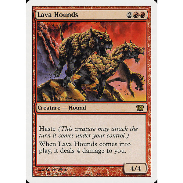 Magic: The Gathering Lava Hounds (198) Lightly Played