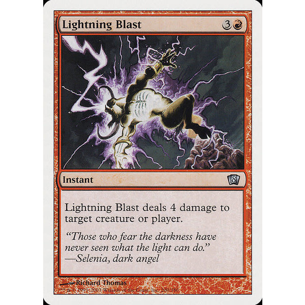 Magic: The Gathering Lightning Blast (200) Lightly Played