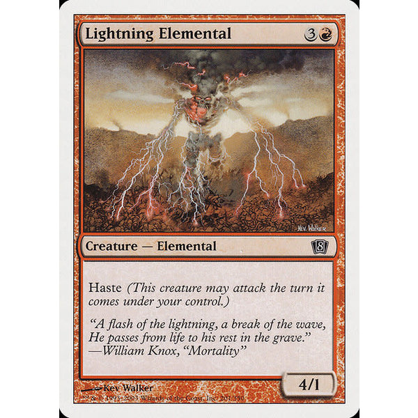 Magic: The Gathering Lightning Elemental (201) Lightly Played