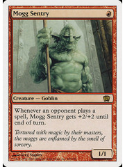 Magic: The Gathering Mogg Sentry (203) Moderately Played