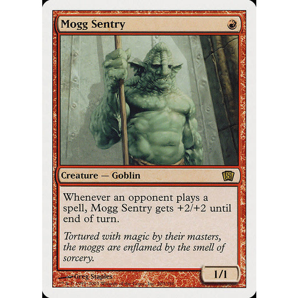 Magic: The Gathering Mogg Sentry (203) Moderately Played