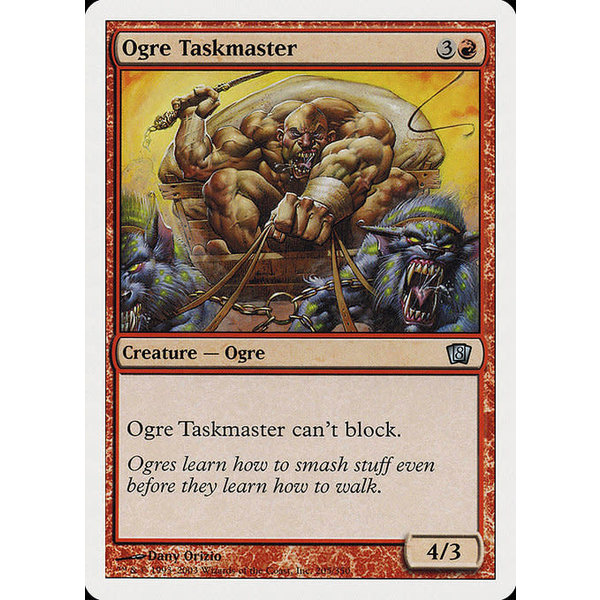 Magic: The Gathering Ogre Taskmaster (205) Lightly Played