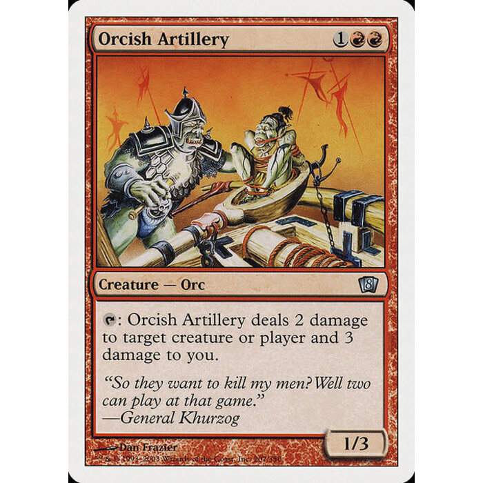 Magic: The Gathering Orcish Artillery (207) Lightly Played