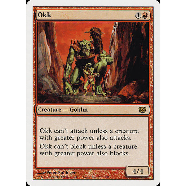 Magic: The Gathering Okk (206) Moderately Played