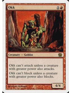 Magic: The Gathering Okk (206) Lightly Played Foil