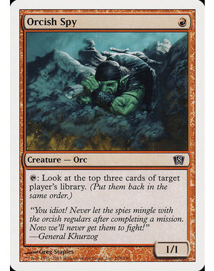 Magic: The Gathering Orcish Spy (208) Lightly Played