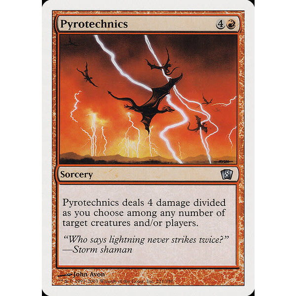 Magic: The Gathering Pyrotechnics (211) Lightly Played