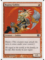 Magic: The Gathering Raging Goblin (212) Lightly Played