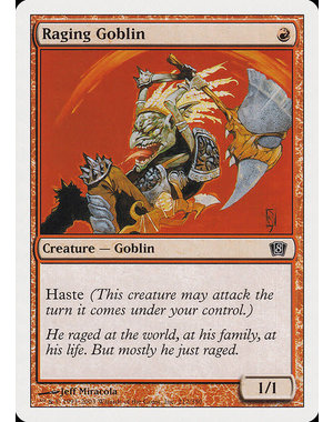 Magic: The Gathering Raging Goblin (212) Lightly Played