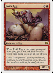 Magic: The Gathering Rukh Egg (216) Moderately Played