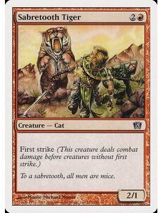 Magic: The Gathering Sabretooth Tiger (217) Lightly Played