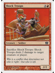Magic: The Gathering Shock Troops (223) Lightly Played