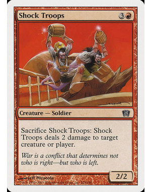 Magic: The Gathering Shock Troops (223) Lightly Played