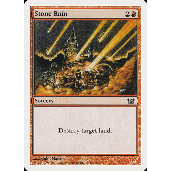 Magic: The Gathering Stone Rain (225) Lightly Played